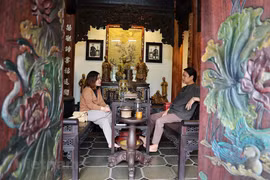 Casas antiguas únicas de Vietnam en el delta del río Rojo