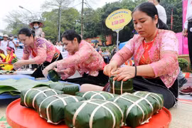 Provincia vietnamita celebra concursos gastronómicos en homenaje a reyes Hung