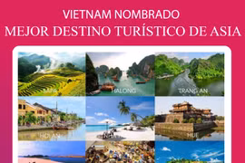 Vietnam nombrado mejor destino turístico de Asia