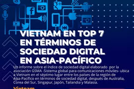 VietNam en top 7 en términos de sociedad digital en Asia-Pacífico