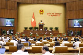 En el sétpimo período de sesiones de la Asamblea Nacional de Vietnam. (Foto: VNA)