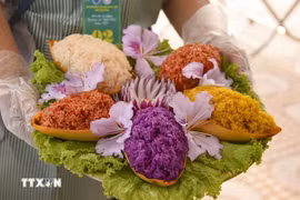 El arroz glutinoso nuong de Dien Bien. (Foto: VNA)