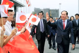Presidente de Vietnam visita prefectura japonesa Gunma 