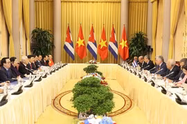 Presidentes de Vietnam y Cuba abogan por impulsar nexos económicos y comerciales 