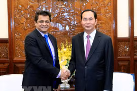 Presidente de Vietnam recibe a directivo de gran grupo indio de energía 