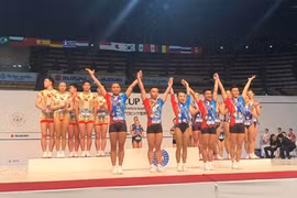 Vietnam conquista tres medallas de oro en la Copa Mundial de Aeróbic Suzuki
