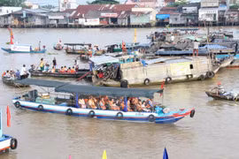 Aumenta llegada de turistas a región sureña de Vietnam en vacaciones del año nuevo