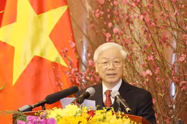 Máximo dirigente partidista de Vietnam extiende felicitaciones del Tet al pueblo