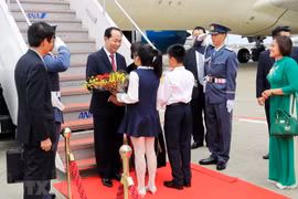 Presidente vietnamita llega a Japón para iniciar visita estatal