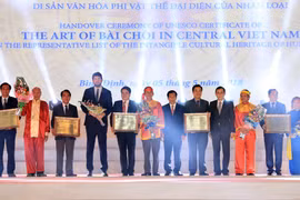 Arte vietnamita de Bai Choi recibe reconocimiento de Patrimonio Cultural Intangible de la Humanidad