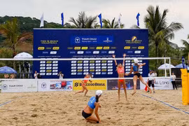 Arranca en Vietnam torneo internacional de voleibol de playa femenino
