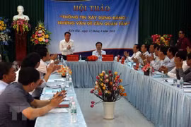 Analizan divulgación de información sobre construcción partidista en Vietnam
