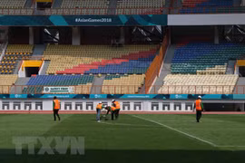 Estadio indonesio listo para debut de selección vietnamita de fútbol en ASIAD 2018