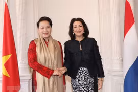Presidenta parlamentaria de Vietnam mantiene conversaciones con titular de Cámara Baja holandesa