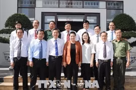 Presidenta parlamentaria de Vietnam recorre por la provincia sureña de Bac Lieu 