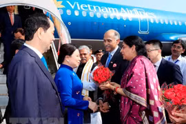 Presidente de Vietnam llega a la India para iniciar visita estatal