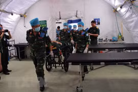 Hospital de campaña de Vietnam listo para misiones en Sudán del Sur