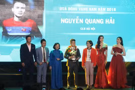 Nguyen Quang Hai se lleva el Balón de Oro de Vietnam 2018