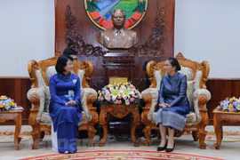 Amplias actividades de la vicepresidenta de Vietnam en Laos