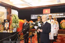 Honras fúnebres en memoria del expremier ministro Phan Van Khai 