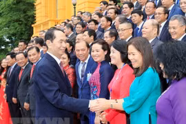 Presidente elogia aportes de jefes de misiones diplomáticas de Vietnam en el exterior
