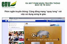 Vietnam estrena cortometraje sobre protección de rinoceronte 