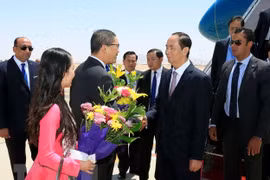 Presidente de Vietnam inicia su visita estatal a Egipto 