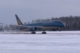 Vietnam Airlines realiza con éxito primer vuelo Hanoi – Moscú con Boeing 787-9 Dreamliner