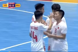 Los jugadores vietnamitas celebran su victoria (Foto: VFF)