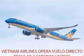 Vietnam Airlines opera vuelo directo regular a EE.UU.
