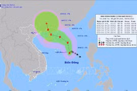 Depresión tropical en Mar del Este se convierte en tifón y podría afectar Vietnam