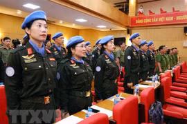 Policía vietnamita lista para unirse a las fuerzas de mantenimiento de la paz de la ONU