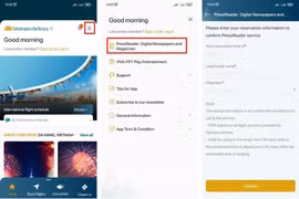 Vietnam Airlines ofrece aplicación de noticias gratuita
