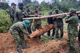 Detectan bomba de 250 kilogramos remanente de la guerra en provincia vietnamita