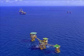 Vietsovpetro recibe primer flujo de petróleo de plataforma de Ca Tam 2