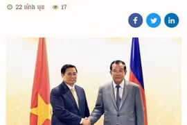 Prensa camboyana subraya la amistad entre Vietnam y Camboya 