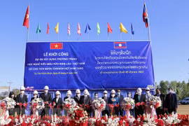 Comienza construcción de escuela vocacional de amistad Laos-Vietnam