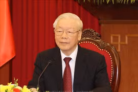 Dirigentes de Partido y Estado vietnamitas envían felicitaciones a Laos y Camboya por fiesta tradicional 