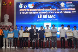 Entregan premios a ganadores de la Olimpiada de Informática de Vietnam