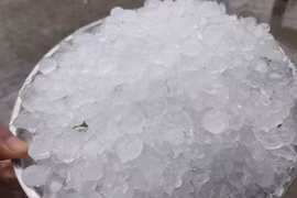 Granizo provoca pérdidas materiales en ciudad vietnamita