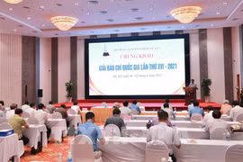 Numerosas obras clasificadas en ronda final del XVI Premio Nacional de Periodismo de Vietnam
