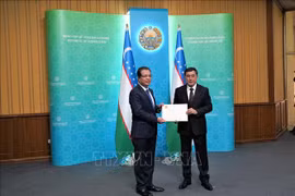 Embajador vietnamita en Uzbekistán presenta cartas credenciales 