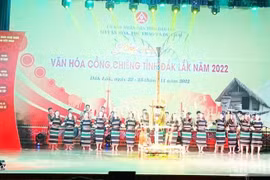 Exaltan cultura de Tay Nguyen en festival de gongs