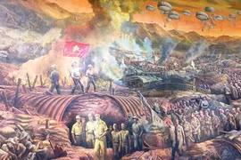 Recorrido por la batalla de Dien Bien Phu a través de la pintura panorámica
