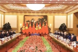 Secretario general del PCV se reúne con Xi Jinping