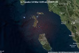 Terremoto de magnitud 6,8 sacude Indonesia