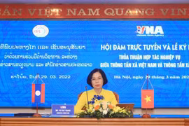 Consolidan nexos de cooperación entre agencias noticiosas de Vietnam y Laos