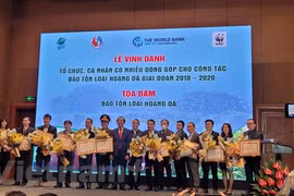 Efectúan en Vietnam ceremonia en honor a conservadores de vida silvestre