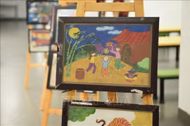Convocan a concurso de pintura “Amo a Vietnam” para niños