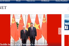 Alaba prensa china resultados de visita de máximo dirigente partidista de Vietnam